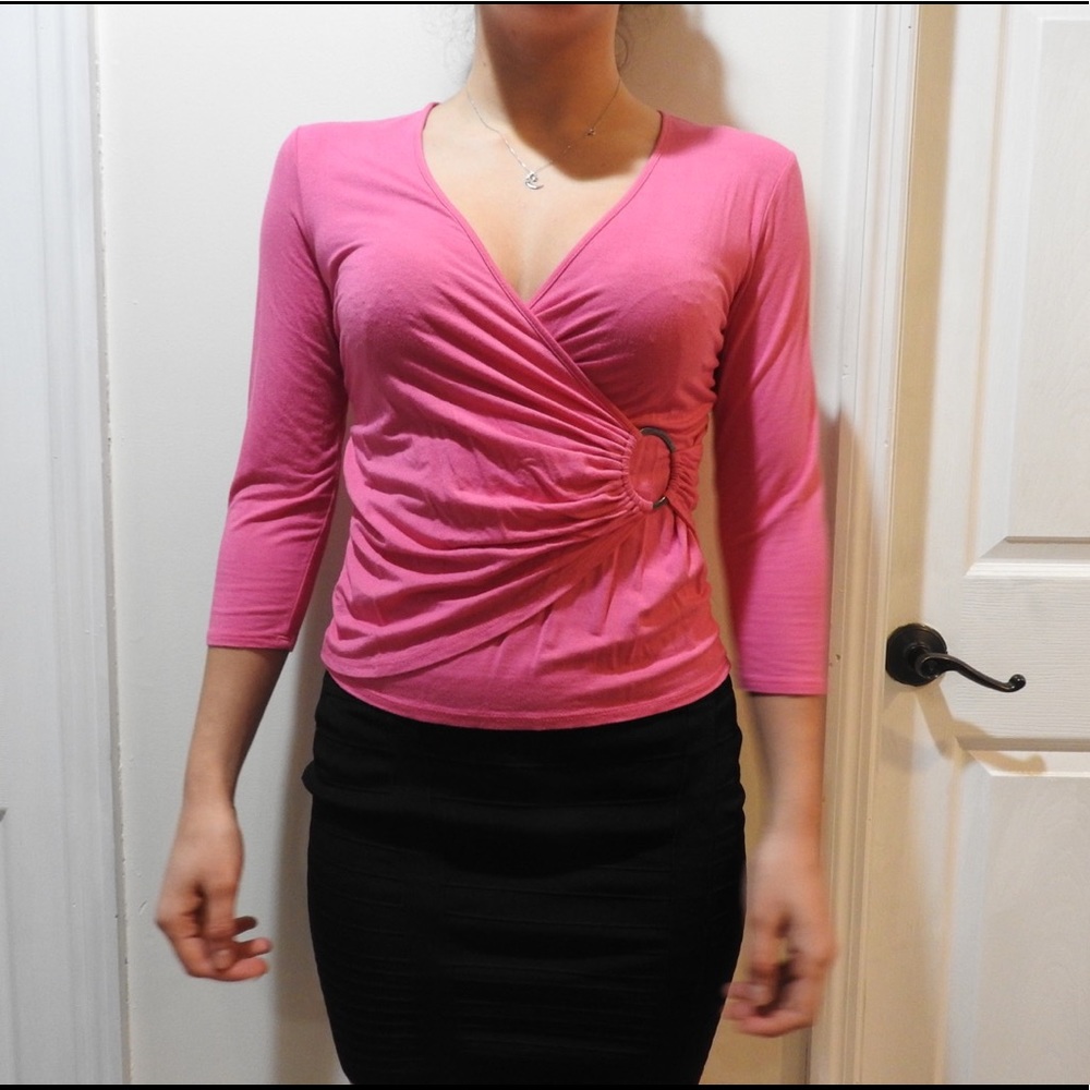 Pink blouse size small